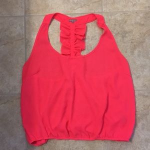 Neon pink tank top